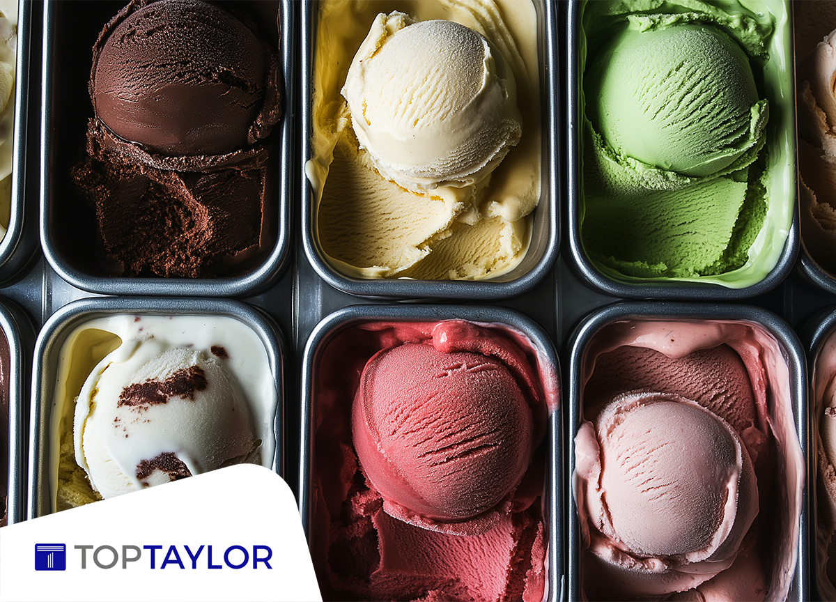 Sabores de sorvete diferentes para vender mais